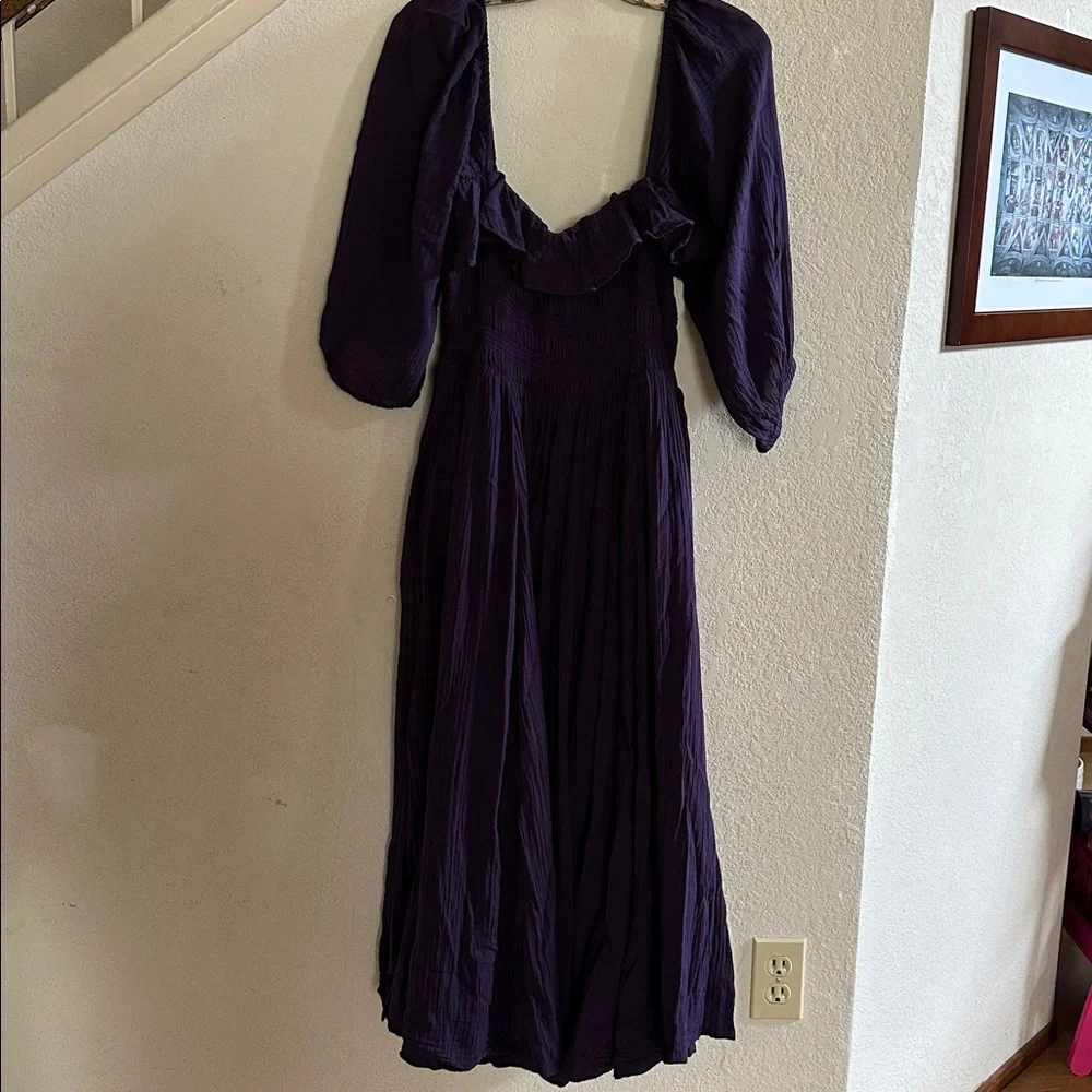 Free People Plum Midi Dress